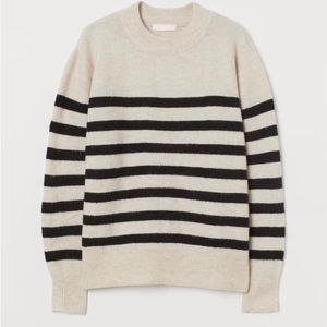 H&M fine-knit striped sweater